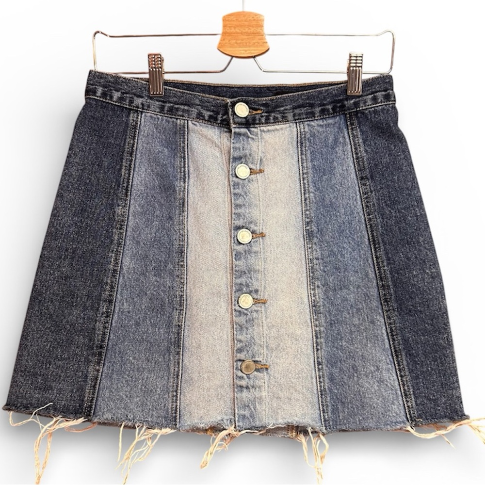Blank NYC Denim Mini Skirt